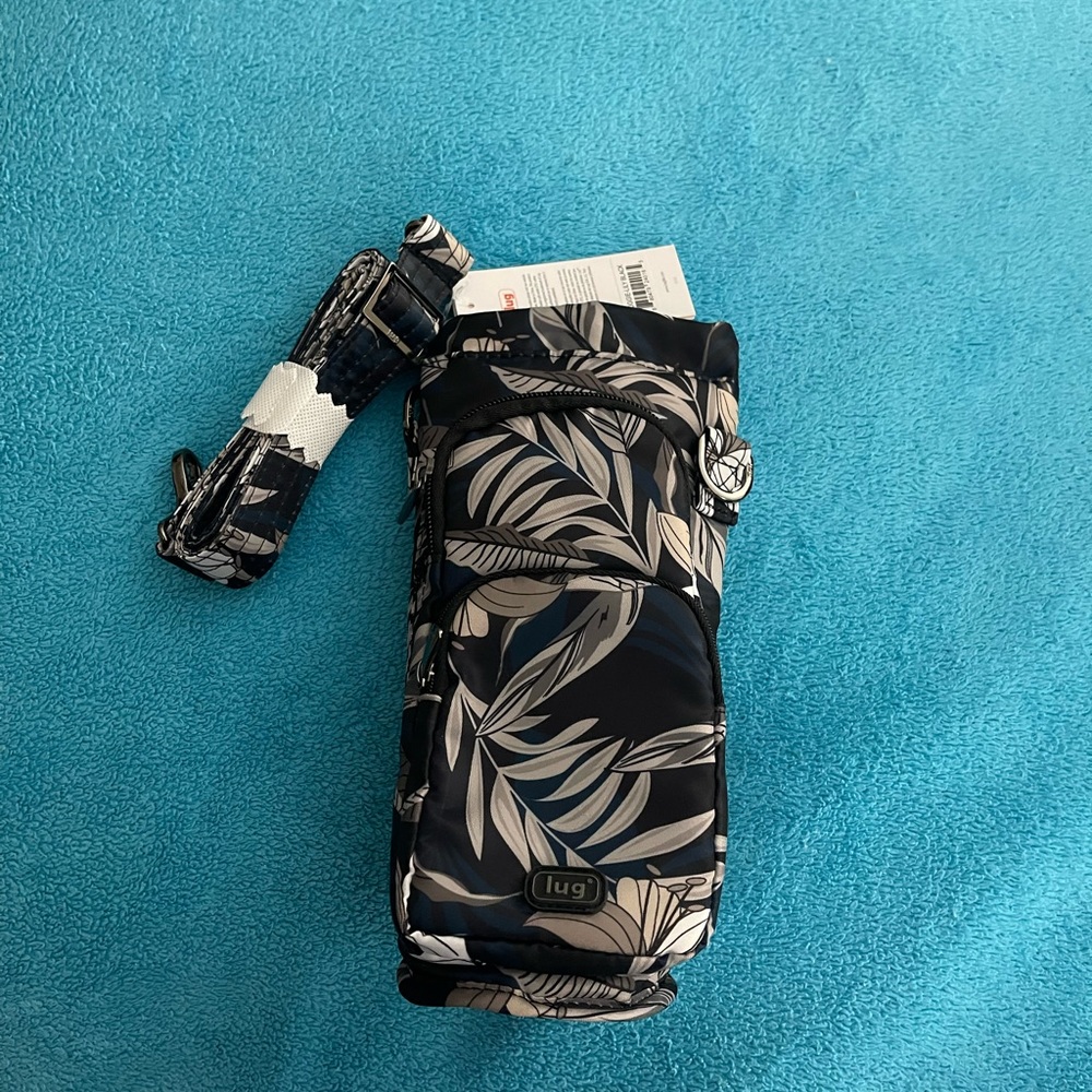 NEW!!LUG HUGGIE CROSSBODY BOTTLE HOLDER LILY BK